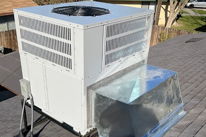 New AC system installation by Grandmark HVAC