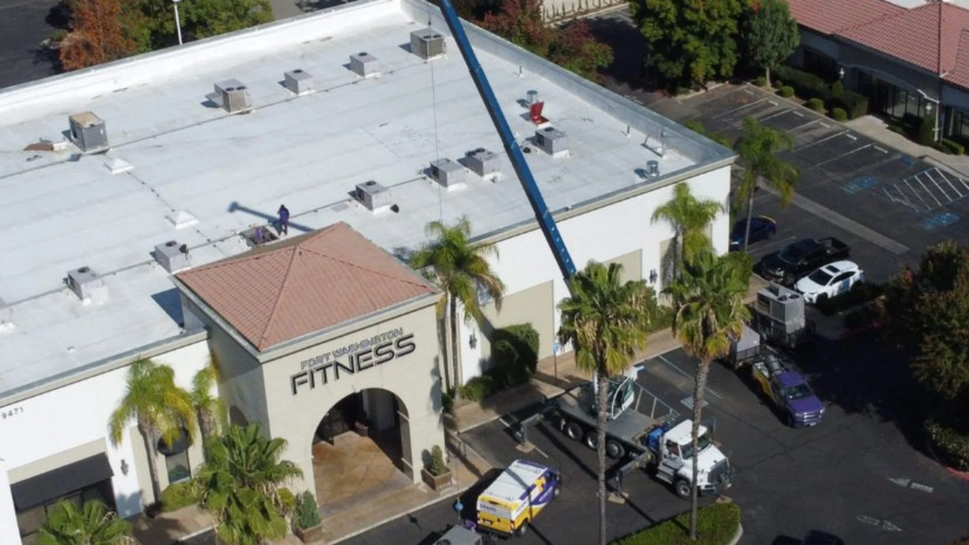 Grandmark commercial roofing project, Central California