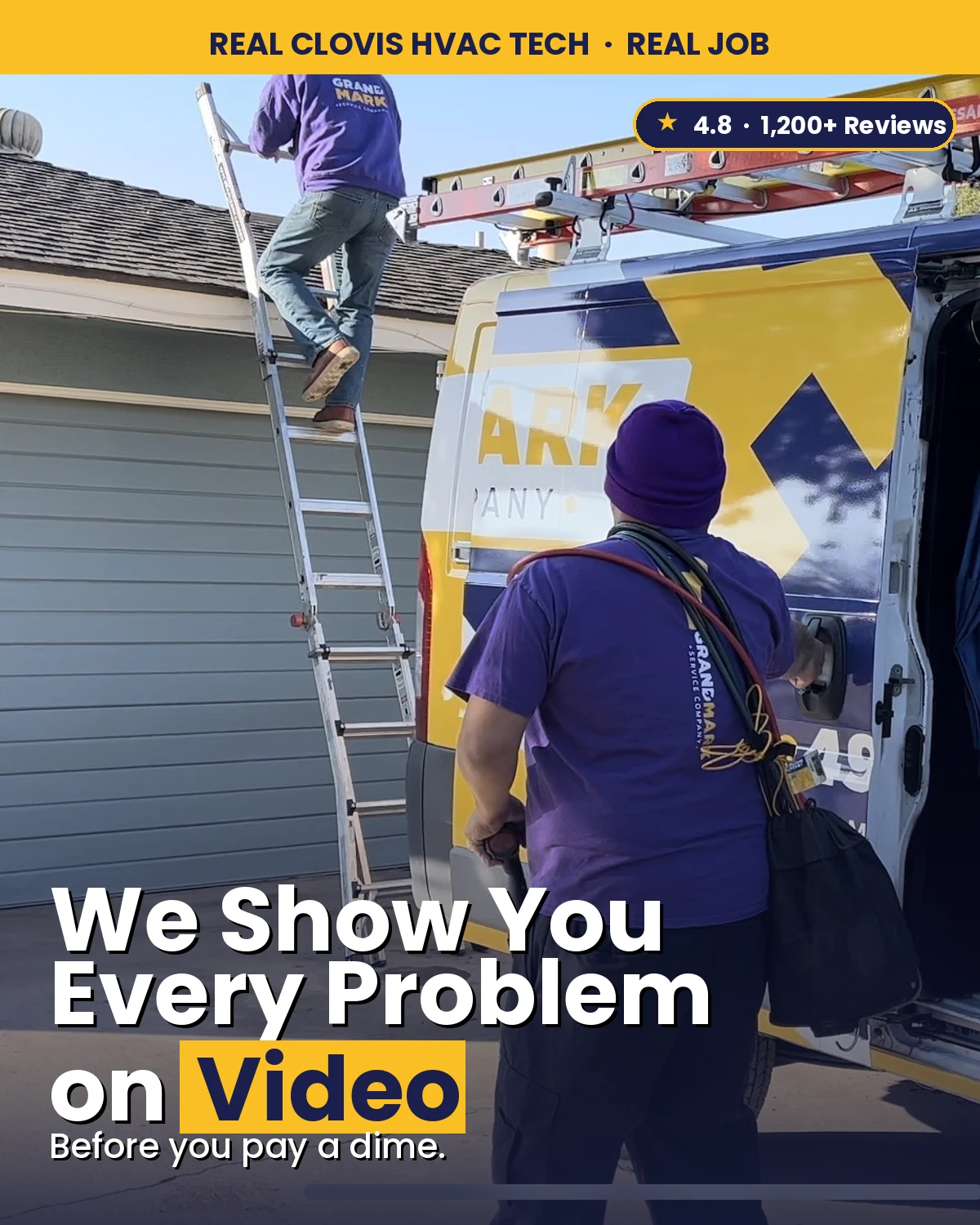 Grandmark HVAC technician, Clovis CA