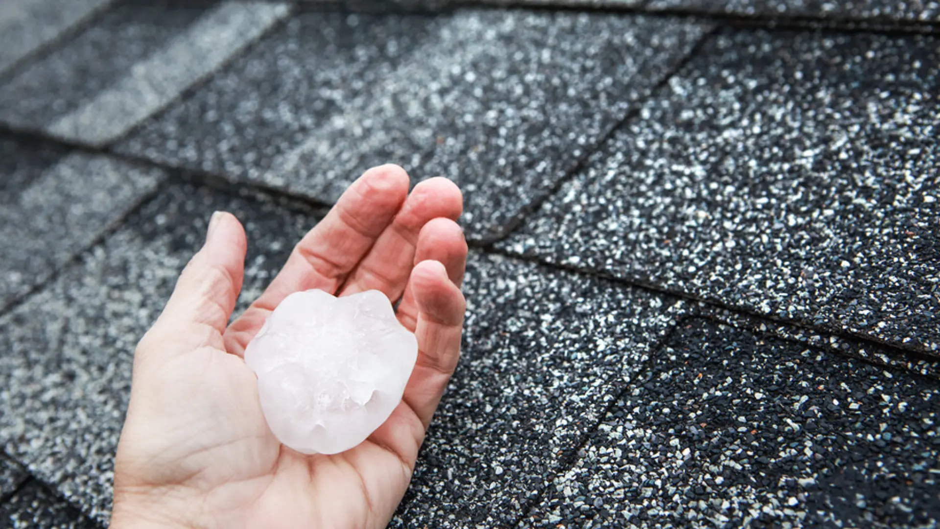 Grandmark storm and hail damage roof repair, Central California